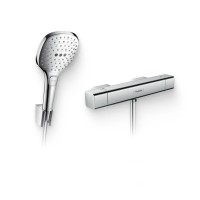 Душевой комплект Термостат Hansgrohe Ecostat E 15773000 для душа + Гарнитур Raindance Select E 26720000 хром