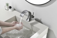 Смеситель для раковины Black&White Gravity 7106GM gun metal