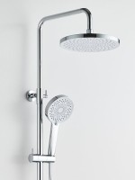 Душевая стойка BOND Circle B12-8200 с термостатом, хром