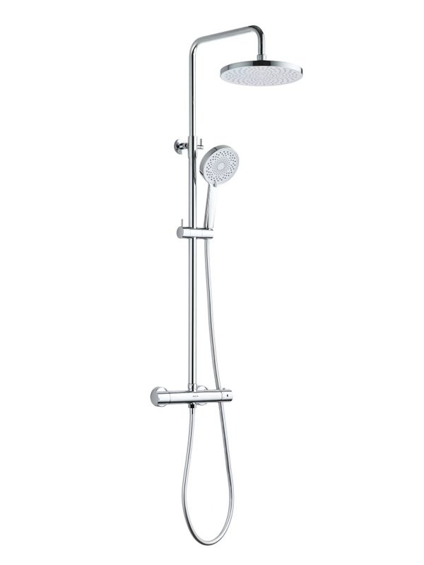 Душевая стойка BOND Circle B12-8200 с термостатом, хром