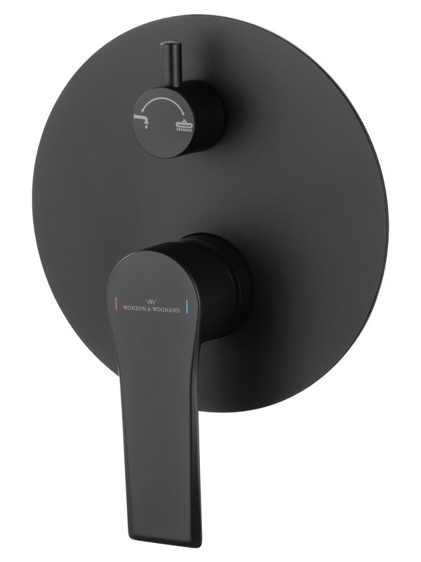Душевой комплект Wonzon & Woghand Brilliant WW-88939079-MB С ВНУТРЕННЕЙ ЧАСТЬЮ, черный матовый