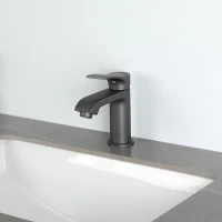 Смеситель для раковины Frap H75 F1075-9 графит Смеситель для раковины Frap H75 F1075-9 графит