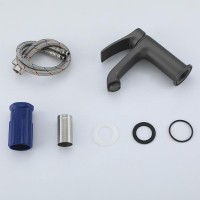 Смеситель для раковины Frap H75 F1075-9 графит Смеситель для раковины Frap H75 F1075-9 графит