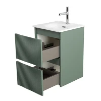 Мебель для ванной комнаты BelBagno Uno-mini 40 подвесная, 2 ящика, матовая еловая