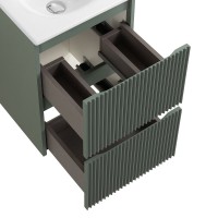 Мебель для ванной комнаты BelBagno Uno-mini 40 подвесная, 2 ящика, матовая еловая