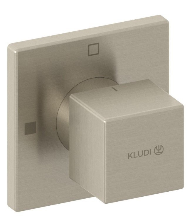 Переключатель потоков Kludi Decus 54847N575 брашированный никель, на два потребителя