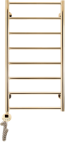Полотенцесушитель электрический Domoterm Медея П8 40x80, золото, L