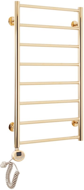 Полотенцесушитель электрический Domoterm Медея П8 40x80, золото, L