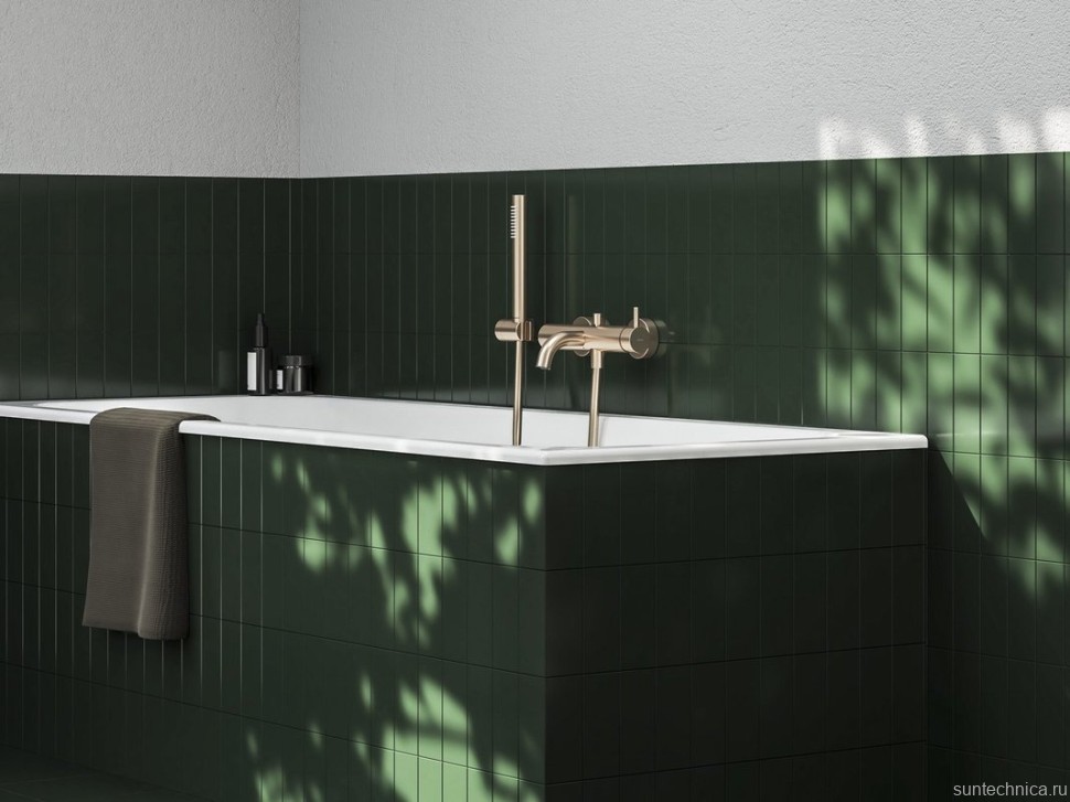 Смеситель для ванны с душем Ravak Espirit ES 022.60RGB брашированное розовое золото