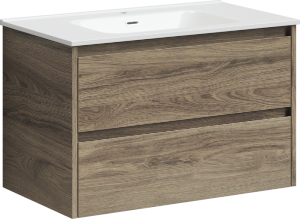 Тумба под раковину Sancos Libra 79 см дуб чарльстон