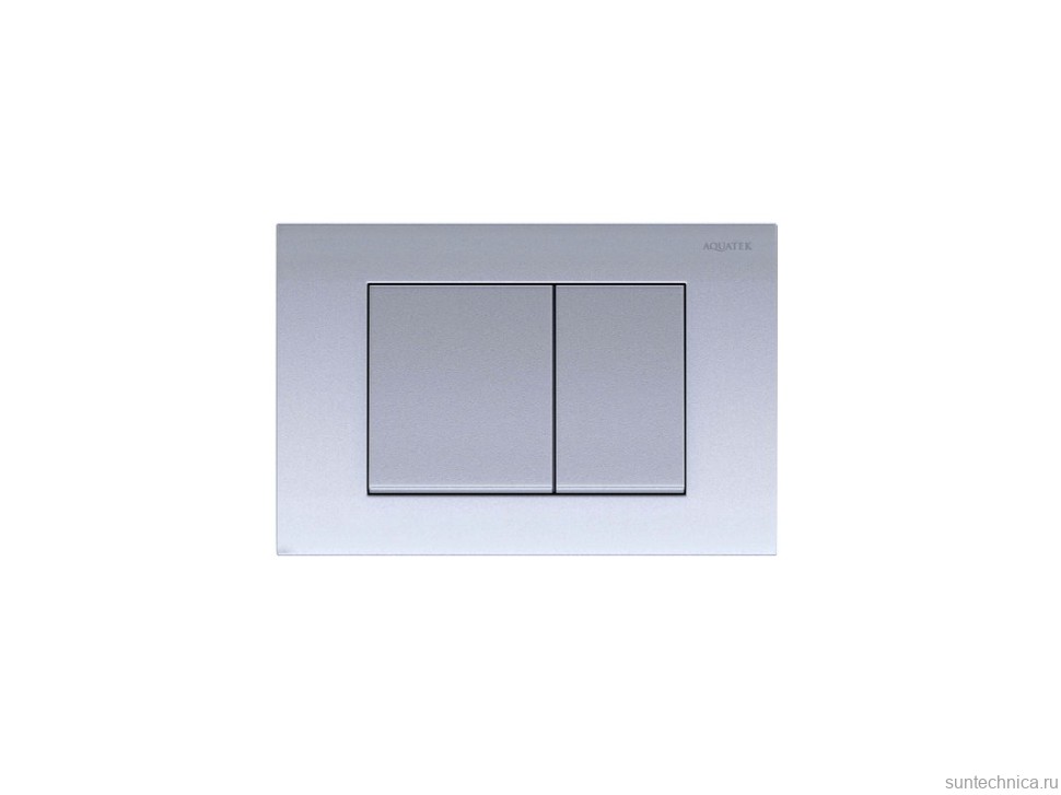 Кнопка смыва для унитаза AQUATEK Pneumo S PNS-0000003 АБС-пластик, цвет матовый хром