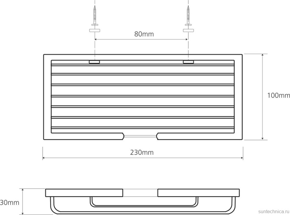 Полка Bemeta Cytro 102308072 для душа