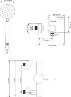 Смеситель для душа Olive'S Akero AK11200 сталь Смеситель для душа Olive'S Akero AK11200 сталь