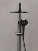 Душевая стойка Agger Sweet A2793344 черный матовый