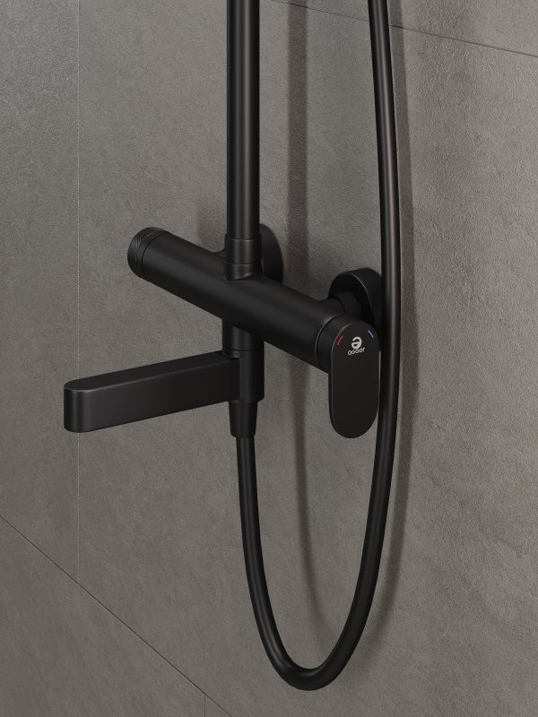 Душевая стойка Agger Sweet A2793344 черный матовый