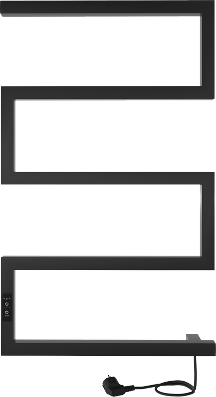 Полотенцесушитель электрический Indigo Sparta DGS80-50BRRt черный муар