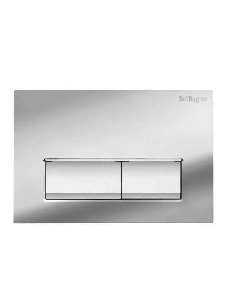 Кнопка смыва для унитаза BelBagno BB-15R-CRM пластик, цвет хром