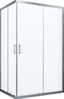 Душевой уголок Vegas Glass ZA-F Novo 110*100 07 01 профиль матовый хром, стекло прозрачное