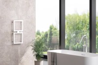 Полотенцесушитель электрический Сунержа Этюд E 30-0844-6030 105x35 см, подключение слева, матовый белый