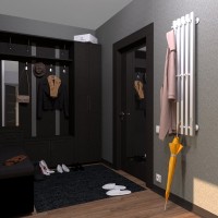 Полотенцесушитель электрический Маргроид Inaro профильный 120х24 R, с крючками, белый матовый