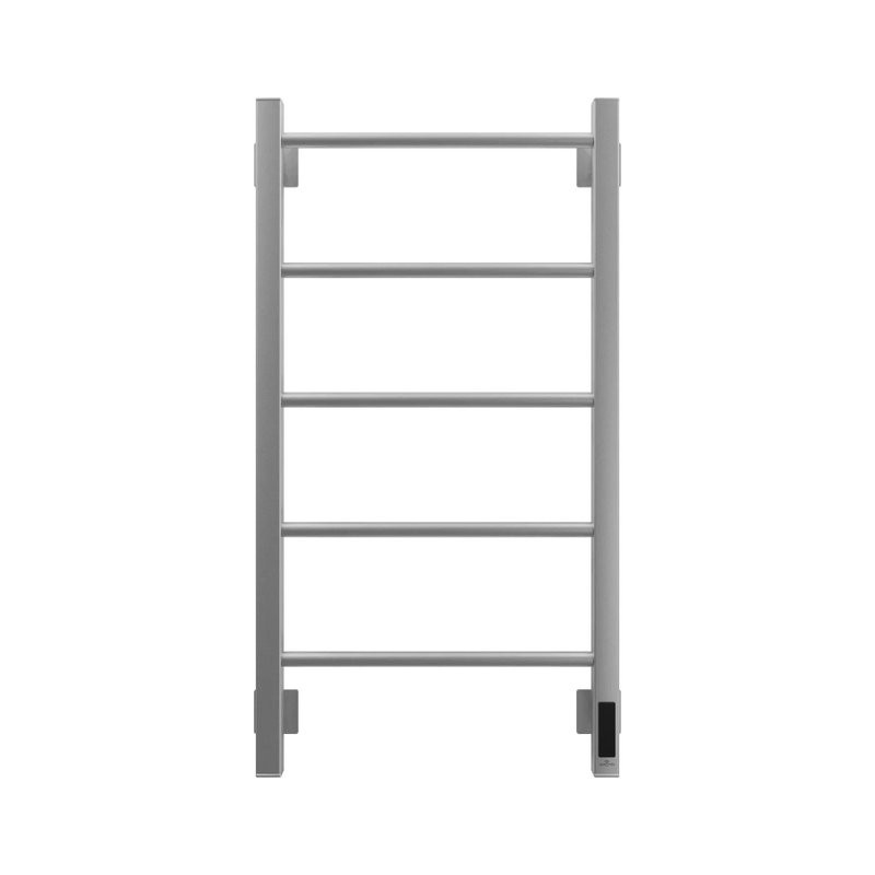 Полотенцесушитель электрический Grota Simple K 430х800 NM EL 80x45 см, подключение справа, слева, скрытое подключение справа, матовый хром, лесенка