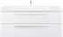 Тумба с раковиной Cezares Eco 120, bianco lucido, 2 ящика, ручки хром