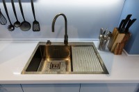 Смеситель для кухни Omoikiri Wakayama PVD-GM вороненая сталь