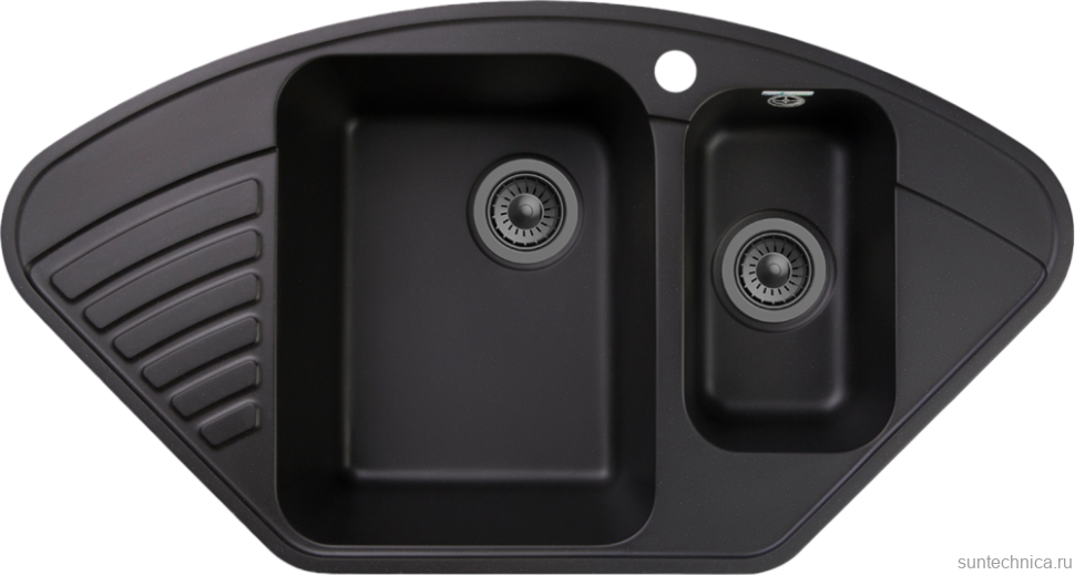 Мойка кухонная GranFest Quarz Z 14 черная