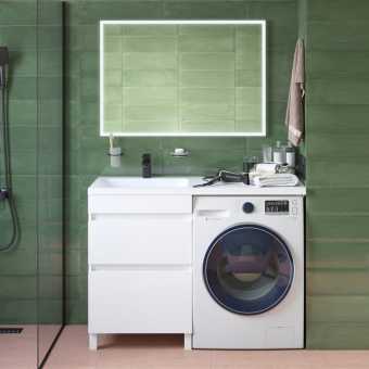 Мебель для ванной IDDIS Optima Home L, 120, 2 ящика, под стиральную машину