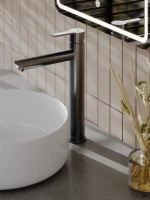 Смеситель для раковины Agger Easy A3112155 оружейная сталь матовая Смеситель для раковины Agger Easy A3112155 оружейная сталь матовая