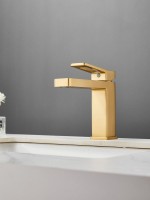 Смеситель для раковины Haiba HB10732-5 брашированное золото