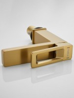 Смеситель для раковины Haiba HB10732-5 брашированное золото