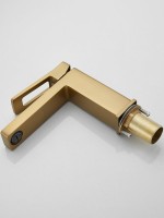 Смеситель для раковины Haiba HB10732-5 брашированное золото