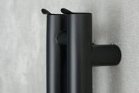 Полотенцесушитель электрический Сунержа Нюанс 4.0 31-0881-1553 150x10 см, подключение справа, скрытое подключение справа, матовый черный, I-образный