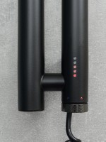 Полотенцесушитель электрический Сунержа Нюанс 4.0 31-0881-1553 150x10 см, подключение справа, скрытое подключение справа, матовый черный, I-образный