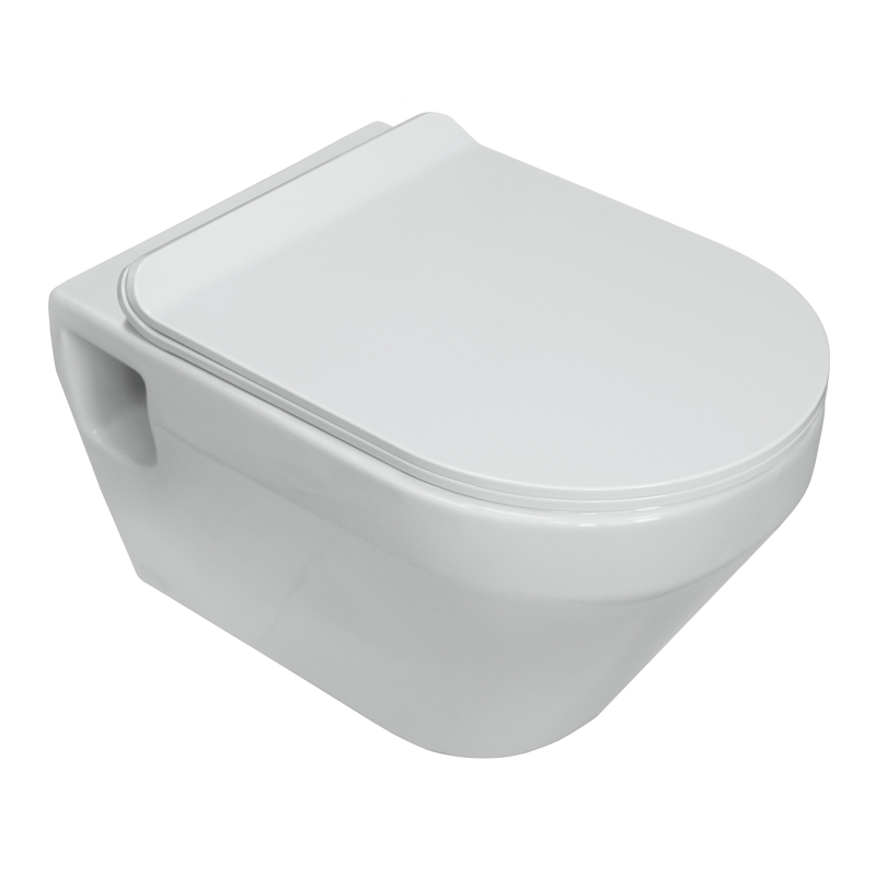 Унитаз подвесной Sanita luxe Novel WC.WH/ Novel /SlimDM.Rim/WHT.G/S1