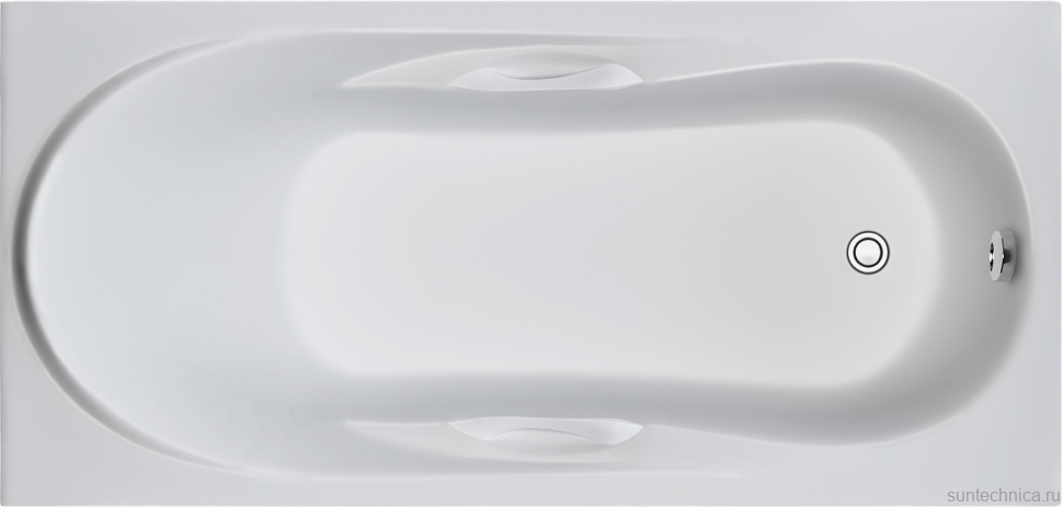 Акриловая ванна 1MarKa Medea Премиум 150x70 см, пристенная, белая, с каркасом, с экраном, со сливом-переливом