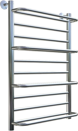 Полотенцесушитель водяной Тругор Блиц НК ЛЦ21 80x50 без углов, с полкой, хром