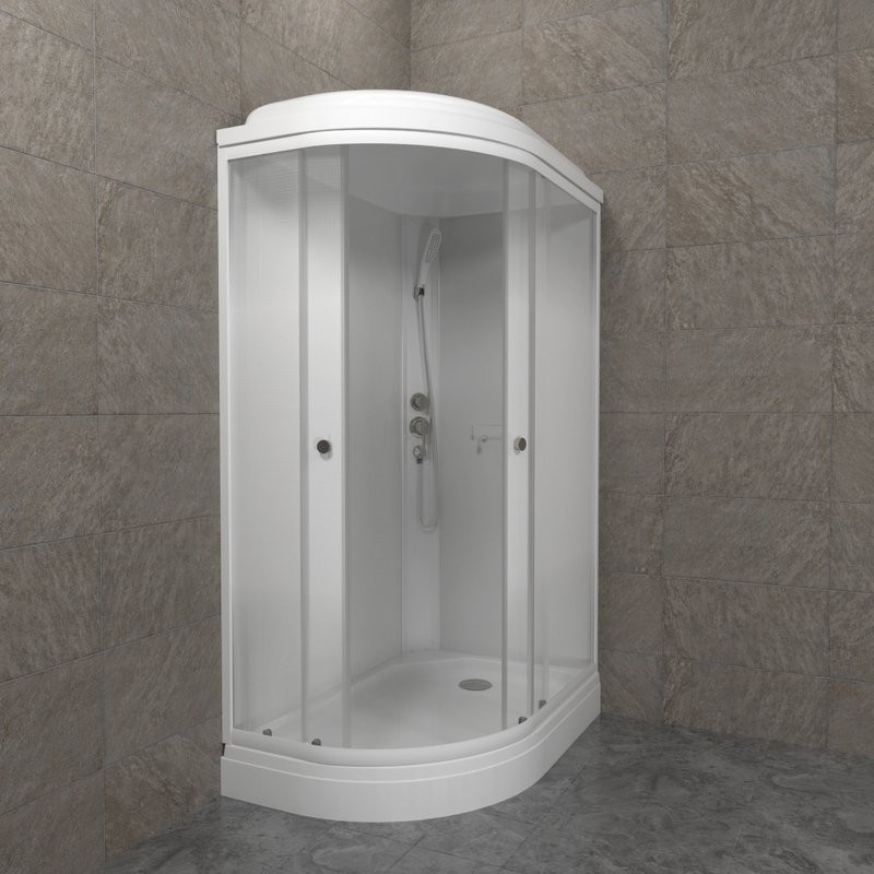 Душевая кабина Triton Коралл Лайт А правая 120х80 см, белая