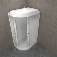 Душевая кабина Triton Коралл Лайт А правая 120х80 см, белая