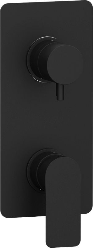 Встраиваемый смеситель для душа и ванны Remer Infinity I92KBNO черный матовый