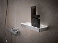 Полка Keuco Plan 14958 хром, белая Полка Keuco Plan 14958 хром, белая