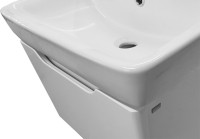 Тумба с раковиной Dreja Tiny 50 подвесная, белый глянец