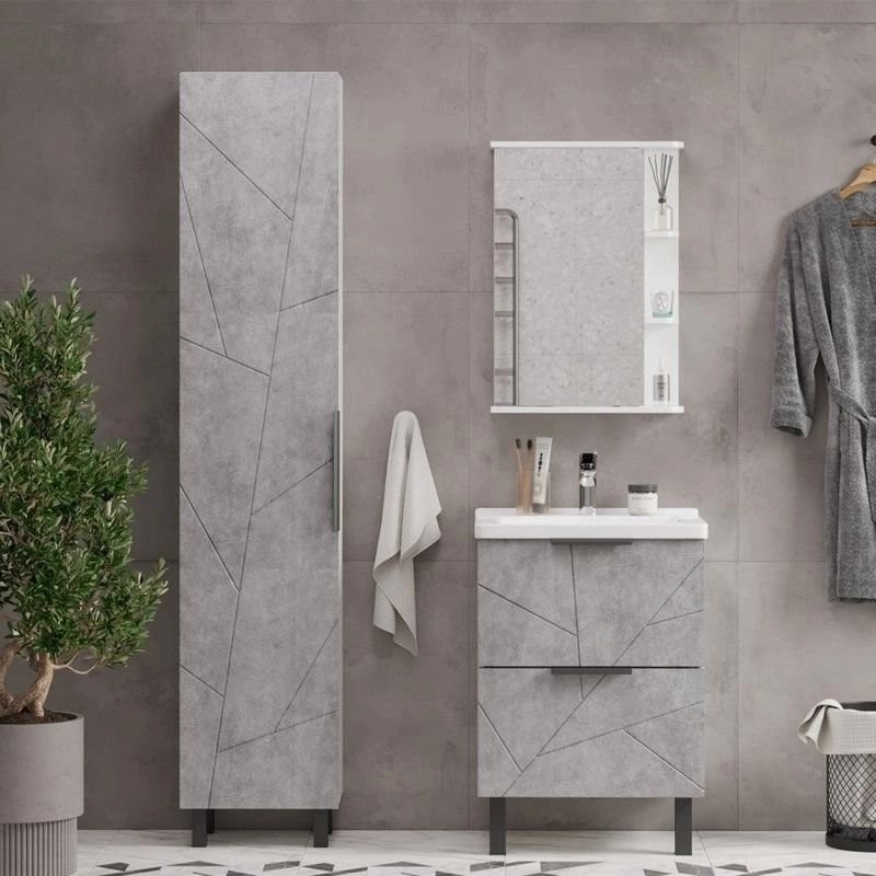 Шкаф-пенал для ванной Mixline Гранд 555359