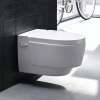 Умный унитаз подвесной Geberit AquaClean Mera Comfort 146.214.11.1 с системой удаления запахов, альпийский белый