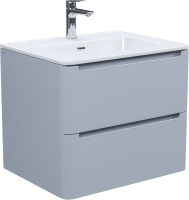 Тумба с раковиной IDDIS Edifice 60 подвесная, светло-серая