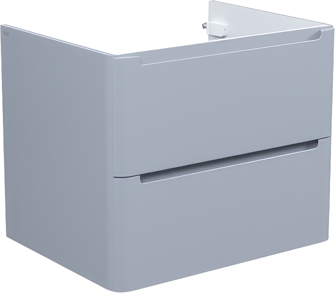 Тумба с раковиной IDDIS Edifice 60 подвесная, светло-серая