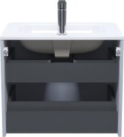 Тумба с раковиной IDDIS Edifice 60 подвесная, светло-серая