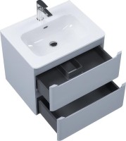 Тумба с раковиной IDDIS Edifice 60 подвесная, светло-серая