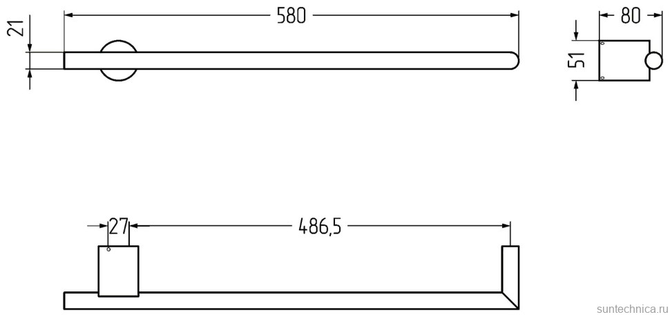 Полотенцесушитель электрический Сунержа Идиллия Plus 500 5x60 см, скрытое подключение, золото, I-образный